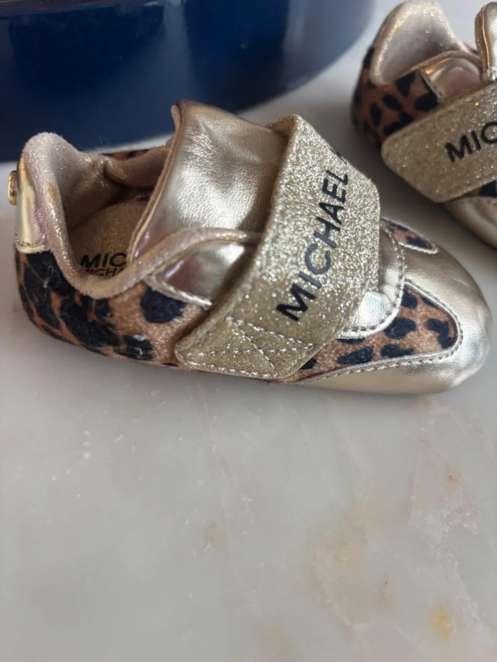 Gold leopard Michael Kors Shoe